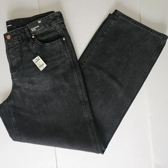 Relaxed Straight Low Rise Jeans - Picture 5 of 6